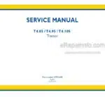Photo 4 - New Holland T4.85 T4.95 T4.105 Service Manual Tractor 47531609