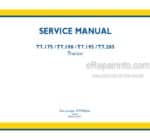 Photo 4 - New Holland T7.175 T7.190 T7.195 T7.205 Tier 3 Service Manual Tractor