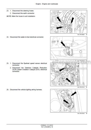 Photo 4 - New Holland T7.175 T7.190 T7.210 T7.225 and AutoCommand Stage IV Service Manual Tractor 47936461