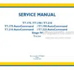 Photo 5 - New Holland T7.175 T7.190 T7.210 T7.225 and AutoCommand Stage IV Service Manual Tractor 47936461