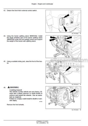 Photo 8 - New Holland T7.175 T7.190 T7.210 T7.225 and AutoCommand Tier 4B (final) Service Manual Tractor 47936462