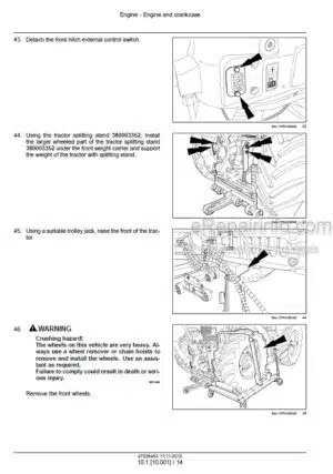 Photo 8 - New Holland L223 L225 L230 C232 C238 Service Manual Skid Steer And Compact Track Loader 47540694