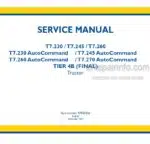 Photo 4 - New Holland T7.230 T7.245 T7.260 T7.270 and AutoCommand Service Manual Tractor 47936456