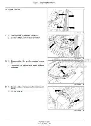 Photo 2 - New Holland T7.230 T7.245 T7.260 T7.270 and AutoCommand Service Manual Tractor 47936456