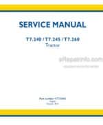 Photo 4 - New Holland T7.240 T7.245 T7.260 Tier 3 Service Manual Tractor 47770440