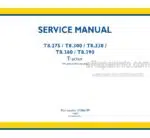 Photo 4 - New Holland T8.275 T8.300 T8.330 T8.360 T8.390 Service Manual Tractor 47386189