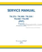 Photo 4 - New Holland T8.275 T8.300 T8.330 T8.360 T8.390 Service Manual Tractor 47533607