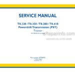 Photo 5 - New Holland T8.320 T8.350 T8.380 T8.410 Service Manual Tractor 47794972