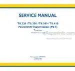 Photo 5 - New Holland T8.320 T8.350 T8.380 T8.410 Service Manual Tractor 47794972
