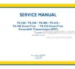 Photo 4 - New Holland T8.320 T8.350 T8.380 T8.410 Service Manual Tractor 47918011