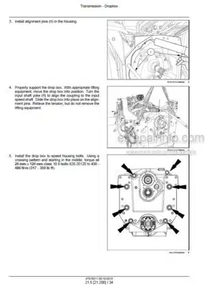 Photo 7 - New Holland TD3.50 Service Manual Tractor 47840677