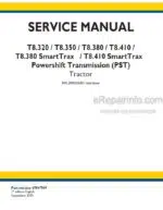 Photo 5 - New Holland T8.320 T8.350 T8.380 T8.410 T8.435 and T8.380 T8.410 T8.435 SmartTrax Service Manual Tractor 47917990