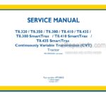 Photo 4 - New Holland T8.320 T8.350 T8.380 T8.410 T8.435 and T8.380 T8.410 T8.435 SmartTrax Service Manual Tractor 47918010
