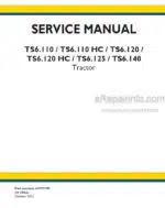 Photo 5 - New Holland TS6.110 TS6.110HC TS6.120 TS6.120HC TS6.125 TS6.140 Service Manual Tractor 47377790