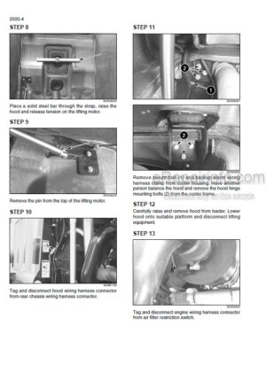 Photo 10 - New Holland W190C Service Manual Wheel Loader 47373613B