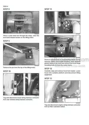 Photo 5 - New Holland W190C Service Manual Wheel Loader 47373613B
