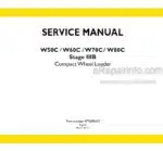 Photo 5 - New Holland W50C W60C W70C W80C Stage IIIB Service Manual Compact Wheel Loader 47768541C