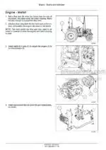 Photo 2 - New Holland Workmaster 33 Workmaster 37 Tier 4B (final) Service Manual Compact Tractor 47881877
