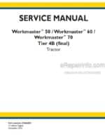 Photo 4 - New Holland Workmaster 50 60 70 Tier 4B (final) Service Manual Tractor 47866583