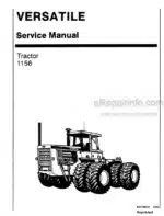 Photo 4 - Versatile 1156 Service Manual Tractor 40115610