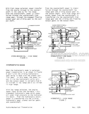 Photo 13 - Versatile 300 Service Manual Hydro-Mechanical Transmission Tractor 40891000