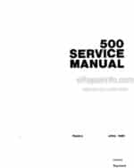 Photo 4 - Versatile 500 Service Manual Tractor 40050010