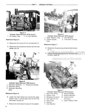 Photo 11 - Ford 1910 2110 Service Manual And Supplement Tractor 40191020