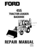 Photo 5 - Ford 455 Repair Manual Tractor Loader Backhoe 40045510