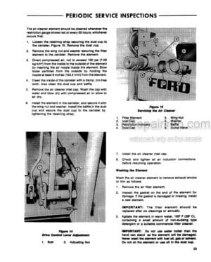 Photo 10 - Ford CL30 CL40 Repair Manual Compact Loader 40003020