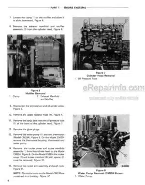Photo 2 - Ford CM224 CM274 Service Manual Commercial Mower 40022420