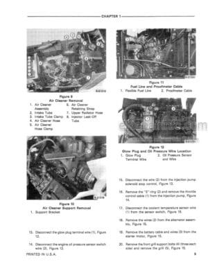 Photo 2 - Ford LGT14D Repair Manual Diesel Lawn And Garden Tractor 40001411