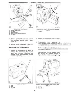 Photo 7 - Ford LT8 LT11 Service Manual Lawn Tractor 40210150