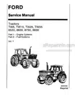 Photo 4 - Ford TW5 TW15 TW25 TW35 8530 8630 8730 8830 Workshop Manual Tractor 40000580