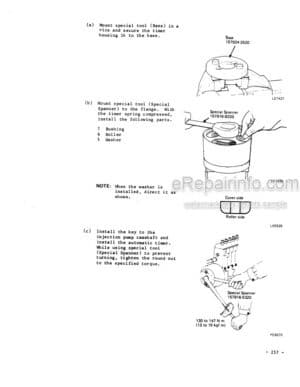 Photo 3 - Mitsubishi 8DC8 8DC9 Shop Manual Diesel Engine