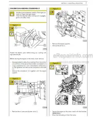 Photo 1 - New Holland 12.9L F3BE0684HE901 F3BE0684GE901 Repair Manual Engine 87523643