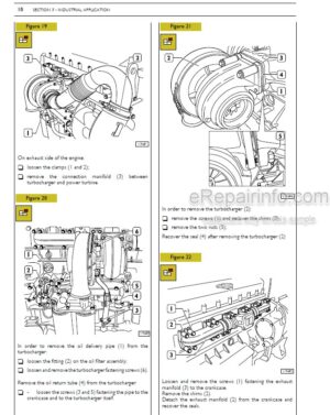 Photo 8 - New Holland 12.9L F3CE0684AE001 F3CE0684BE003 Turbo Compound Repair Manual Engine 87737594