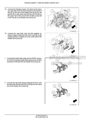 Photo 1 - New Holland 130 Speedrower Tier 3 Service Manual Self-Propelled Windrower 48126536