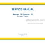 Photo 4 - New Holland 20 25 Boomer Service Manual Compact Tractor 48017684