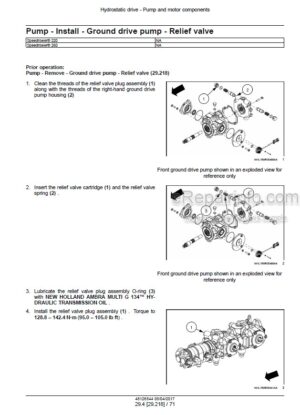 Photo 13 - New Holland 220 260 Speedrower Tier 4B Final Service Manual Self-Propelled Windrower 48126544