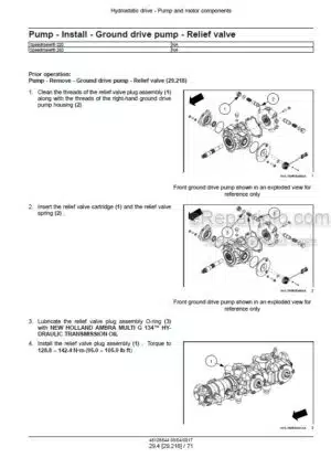 Photo 9 - New Holland 220 260 Speedrower Tier 4B Final Service Manual Self-Propelled Windrower 48126544