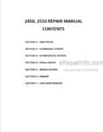 Photo 5 - New Holland 2450 2550 Repair Manual Windrower 86575157