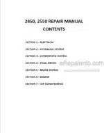 Photo 5 - New Holland 2450 2550 Repair Manual Windrower 86575157