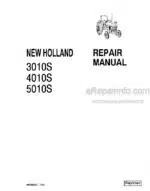 Photo 5 - New Holland 3010S 4010S 5010S Repair Manual Tractor 86566833
