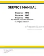 Photo 4 - New Holland 3040 3045 3050 Boomer Service Manual Tractor 84242309