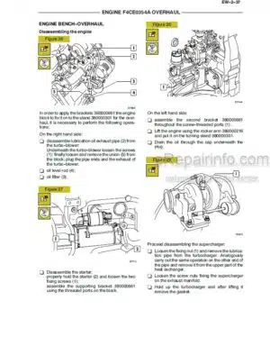 Photo 8 - New Holland D180C Tier 2 Service Manual Crawler Dozer 48048573