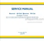 Photo 4 - New Holland 40 50 Boomer Cab Service Manual Compact Tractor 48017703