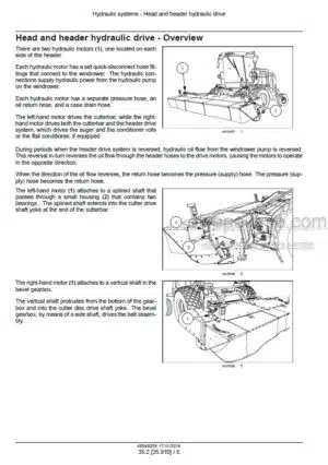 Photo 12 - New Holland 416 419 416 Durabine Speciality Service Manual Disc Header 48049006