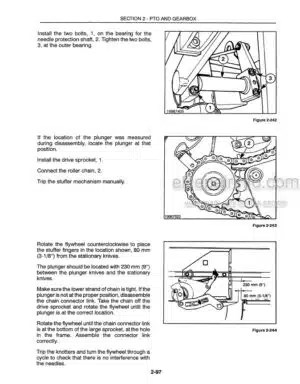 Photo 3 - New Holland 590 595 Repair Manual Baler 86598715