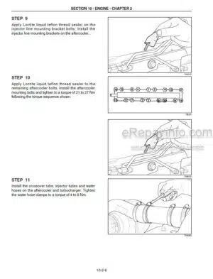 Photo 9 - New Holland 6TAA-830 Repair Manual Engines For TG210 TG230 Tractors And SE215 SE240 Irrigation Power Units 87366592