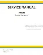 Photo 4 - New Holland 9080N Service Manual Grape Harvester 51697769